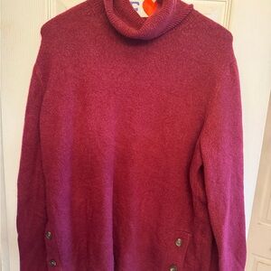 J. Crew Factory  Cowl Neck Sweater with Cozy Texture